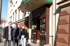 Uczniowie z Technikum Ekonomicznego i Rachunkowości na prelekcji w ZUS przed Olimpiadą